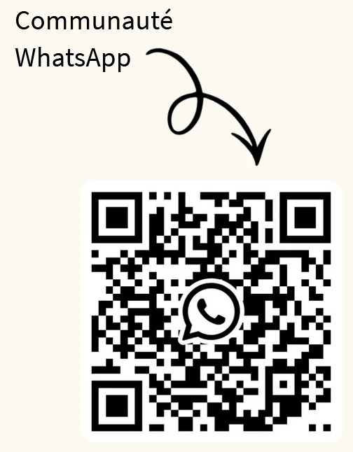 QR code de la communauté WhatsApp